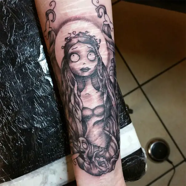 a tattoo on a person's arm